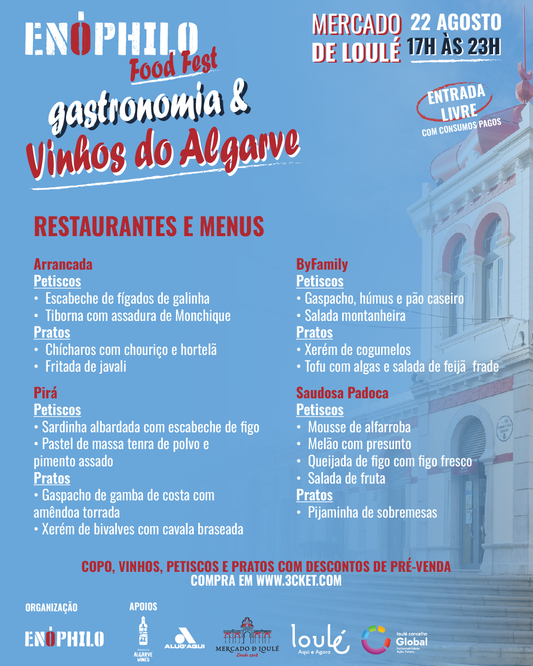 menu enophilo food fest algarve 2026